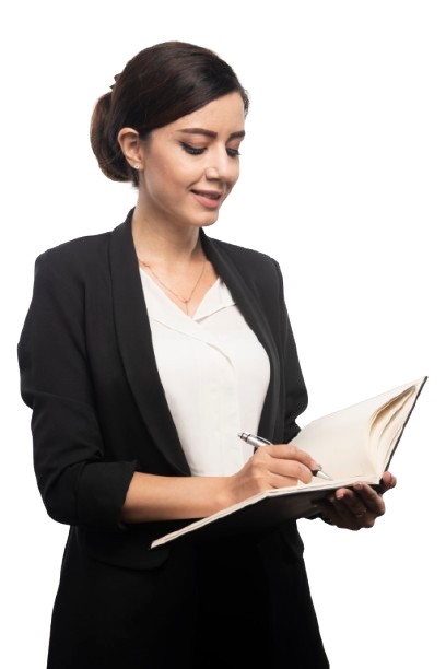 businesswoman-writing