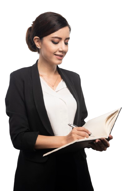 businesswoman-writing